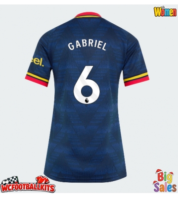 Arsenal Gabriel Magalhaes #6 Replica Away Stadium Shirt for Women 2026-27 Short Sleeve